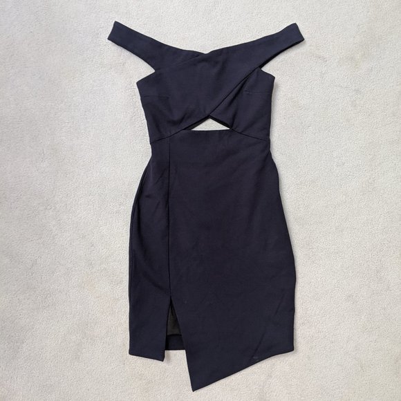 Bec & Bridge Off-Shoulder Mini Dress - Picture 1 of 4